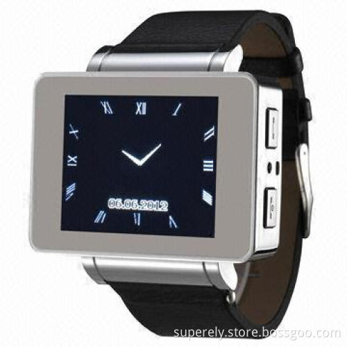 Quadband Wristwatch Phone with Java, GPRS, Bluetooth, 1.8-inch Touchscreen and 2.0MP Camera